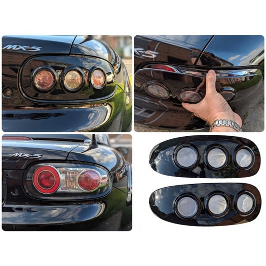 MX5 NC1 Classic Style Rear Light Covers - Jass Performance