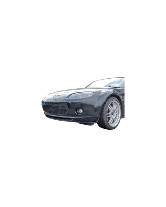 MX5 NC Offset License Plate Bracket, Alu, Black - Jass Performance