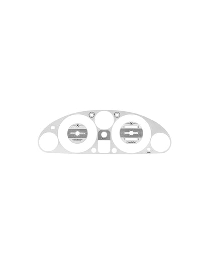 MX5 NA Instrument Cluster Bezel, Engraved, Stainless Steel - Jass Performance