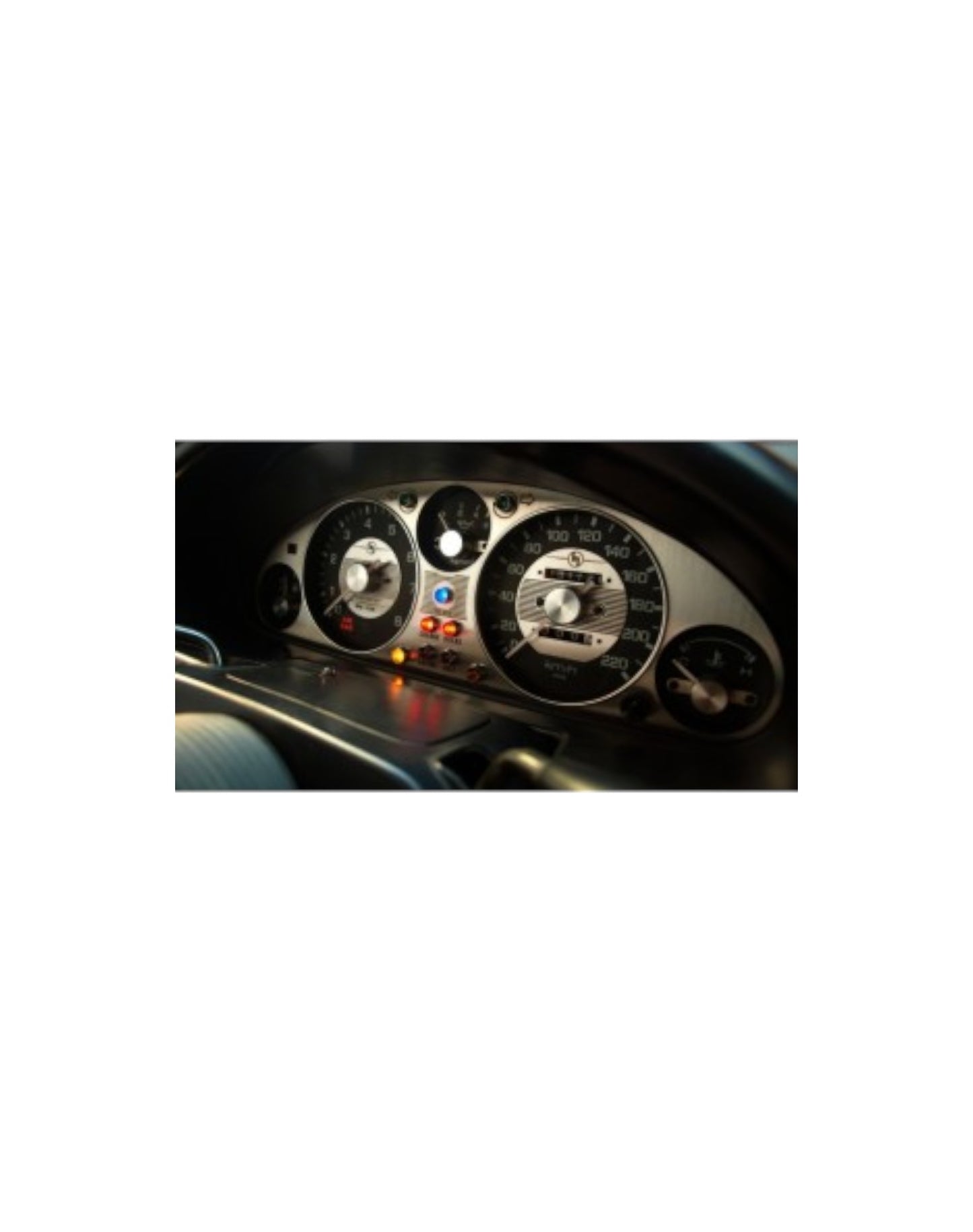 MX5 NA Instrument Cluster Bezel, Vintage Style, Stainless Steel - Jass Performance