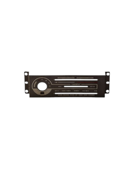 MX5 NA Labeled Black Brushed Stainless Heater Panel (HVAC) - Jass Performance
