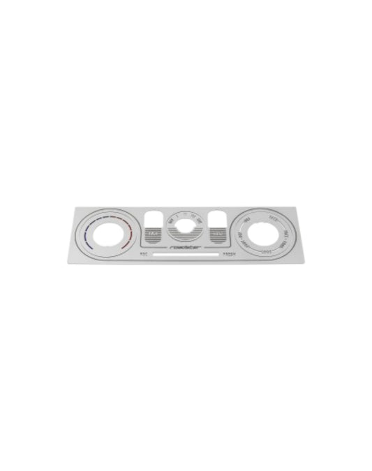 MX5 NB Labeled Brushed Stainless Heater Panel (HVAC) - Jass Performance
