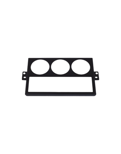 MX5 NB Stainless Radio Cage With 3x52mm Gauge Cut Outs - Jass Performance