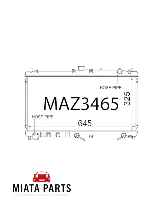 MX5 NB Fenix Plastic Radiator (New)